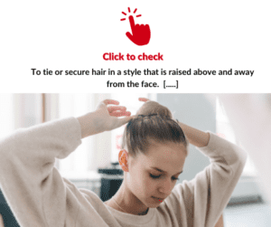 to-tie-hair-up-vocabulary-exercise